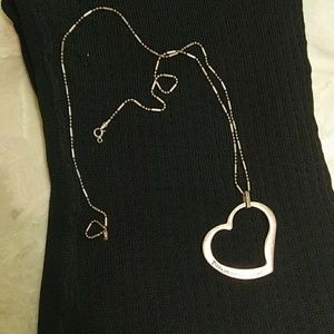 Tiffany big heart with his chain